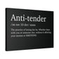 Anti- Tender Definition Canvas